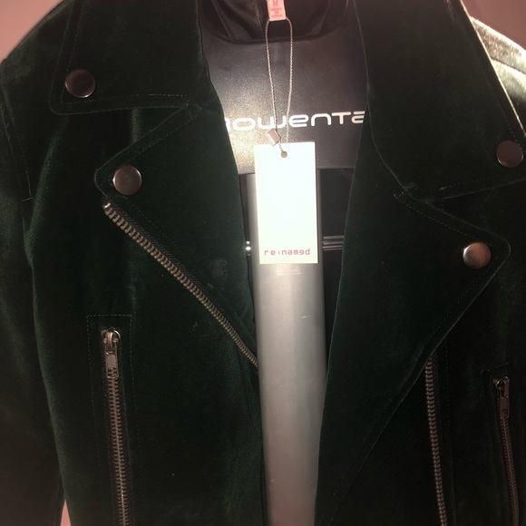 Velvet green Lulus jacket - Picture 5 of 5
